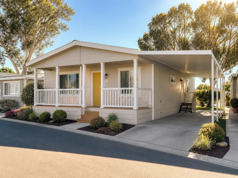 Illustrative manufactured home exterior example 8